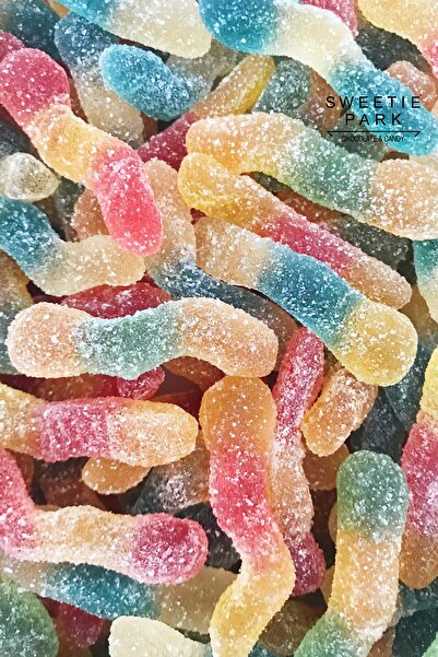 Haribo فيز سور وورمز حامض دودة جيلي حلويات ناعمة 1 كجم