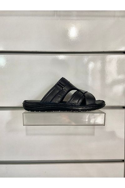 PUNTO Ανδρικές Παντόφλες Ορθοπεδικές Γνήσιες Δερμάτινες