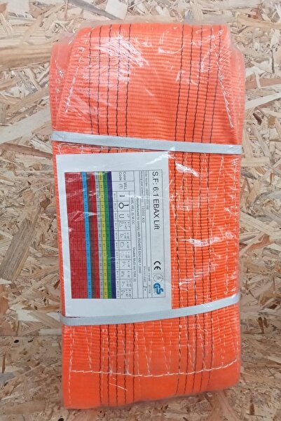 Ebax Polyester Lift Sapan 10 Ton 8 Metre (turuncu)