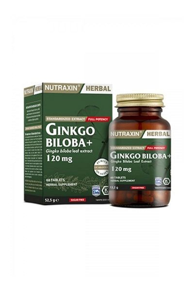 Nutraxin Ginkgo Biloba - 60 Capsules Milk