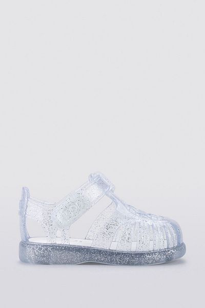 IGOR Tobby Gloss Glitter Children's Gray Sandals S10308-ıgr091