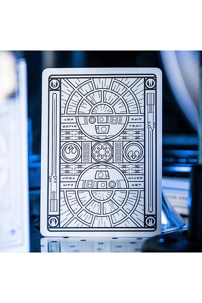 OyuncaklarÜlkesi Theory11 Star Wars Light Side Silver Game Card Cards Deck Collectable