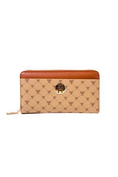 TH Women's Wallet & Card Holder Th-ys99-yc0004-l Mink Logo
