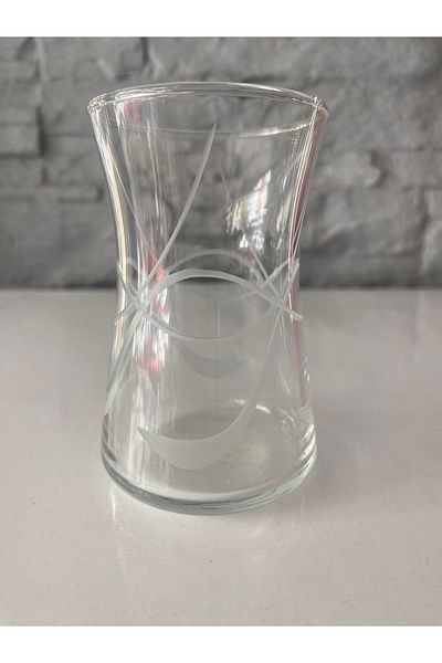 KCD Luxury Cut Plain 6 Pieces Tea Glass 170 Cc