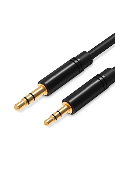 MEZİGARC 3,5mm Aux Kablo Araç Teyp Ses Müzik Aktarım Kablosu 1metre Jack Kabl...