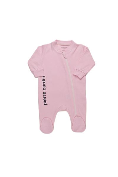 Pierre Cardin 100% Cotton Baby Rompers with Zippered Booties