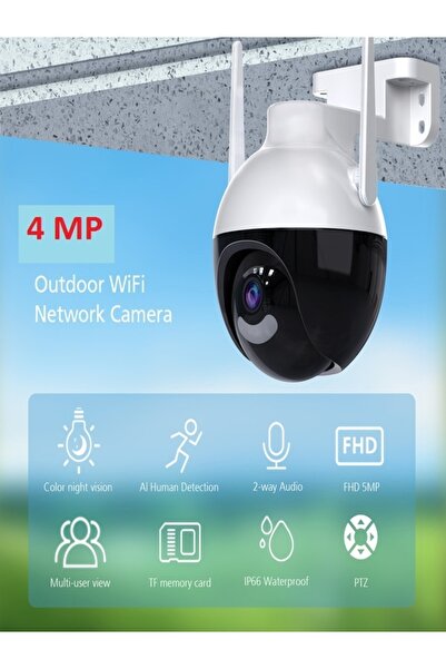 Hesapli Alisveris Hesaplı 4 Mp Ptz Ip Kamera Kablosuz Dome Wıfı Cctv Güvenlik...
