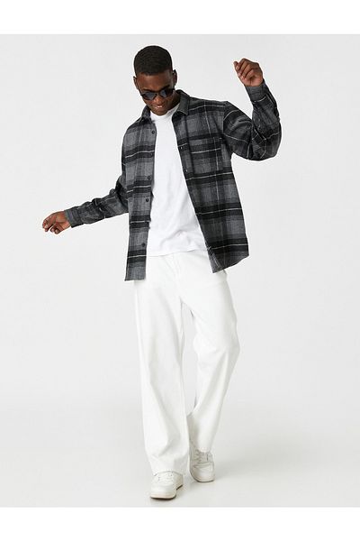 Koton Long Sleeve Lumberjack Shirt