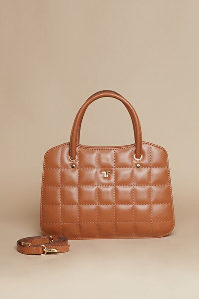 Twinsaction Plaid Bag Taba