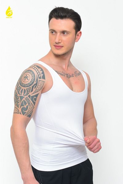SAUNA SUIT Efsa Trend New Corset Men's White Color Tightens and Slims Your Different Region Men's Athlete Corset