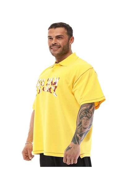 Big Sam Polo Neck Cotton T-Shirt 2611