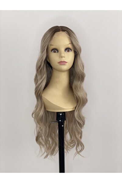 AHSEN PERUK Tül Kumral Ombreli Baby Platin Exclusive Luxury Peruk
