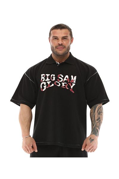 Big Sam Polo Neck Cotton T-Shirt 2612