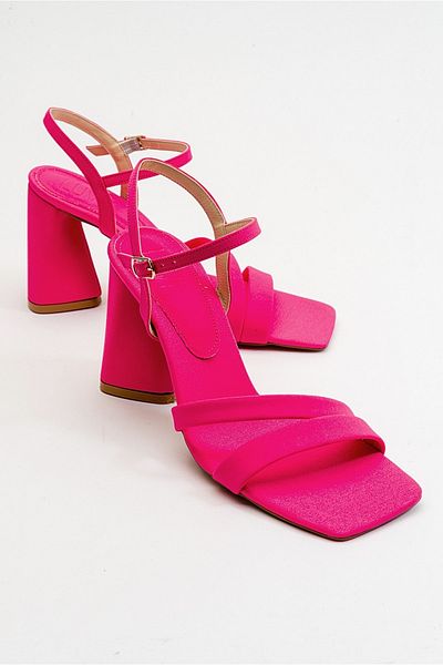 LuviShoes Moss Fuchsia Women's Heeled Shoes