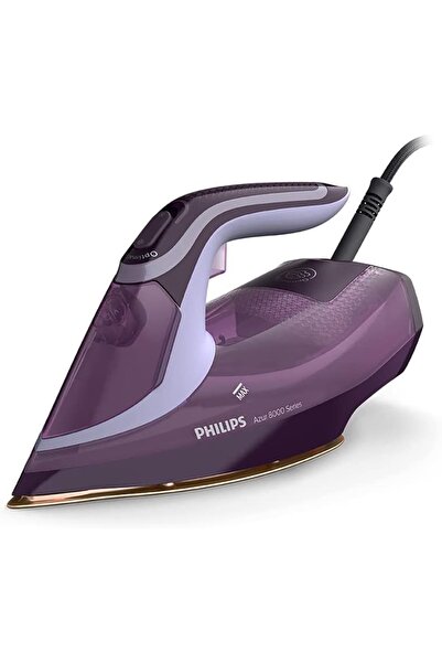 Philips Azur Serisi Buharlı Ütü, Şok Buhar Gr/dk 240 , 3000 W , Mor Vpdst8021/30
