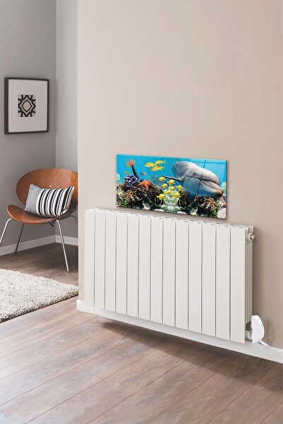 Decorita Petek Üstü Cam | Yunuslu Akvaryum | 40cm X 80cm