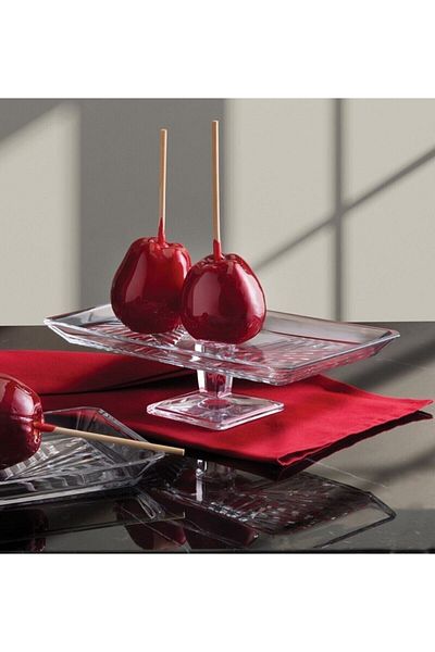 Paşabahçe Madlen Crystallin Serving Plates 3 Piece Set
