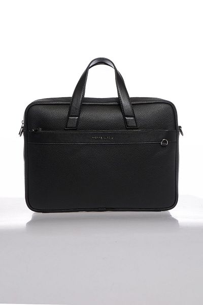 Pierre Cardin كمبيوتر محمول وحقيبة أعمال باللون الأسود PC1168