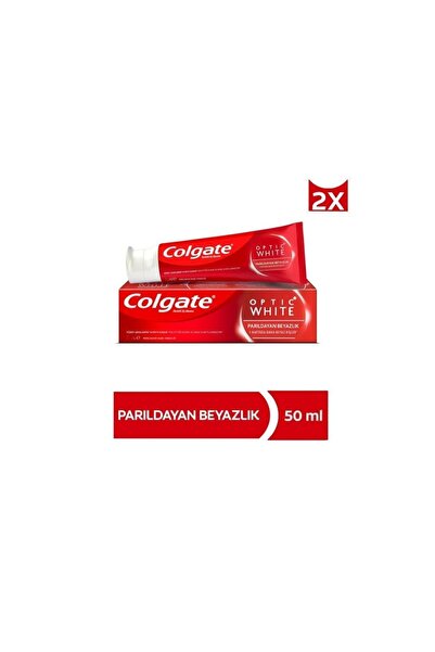 Colgate Optic White Shimmering Whiteness Whitening Toothpaste 50 Ml X 2 Pieces