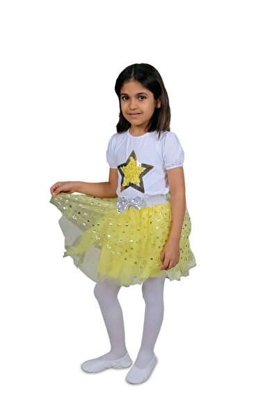 NOBLE STORE Κορίτσι 23 Απριλίου Διπλό μπλουζάκι Φούστα Σετ Επίδειξη Στολή Απο...