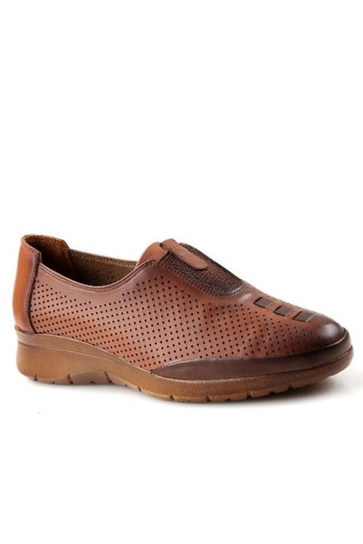 Scavia 087 Zenne Günlük Ortapedık Taba Ayakkabı