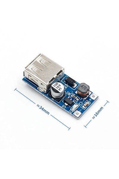 Genel Markalar Dc Usb 5v 600ma Voltaj Yükseltici Modül Dc-dc Usb Step Up Boos...