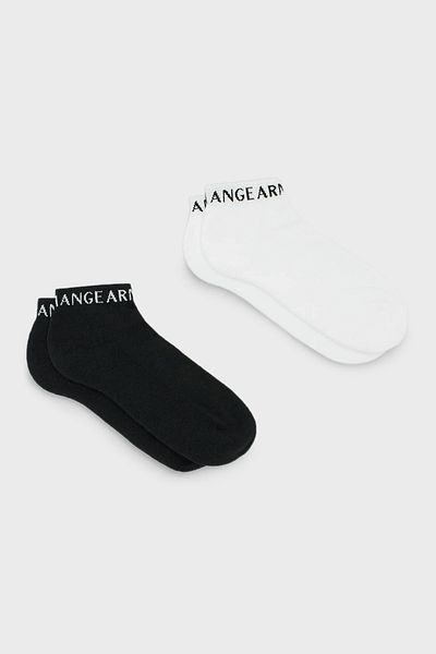 Armani Exchange Мъжки чорапи от еластична памук, 2 чифта, 956013 Cc406 54510