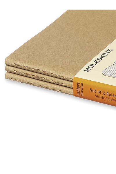 Moleskine Cahier Pocket 3-Piece Lined Notebook, 9x14cm