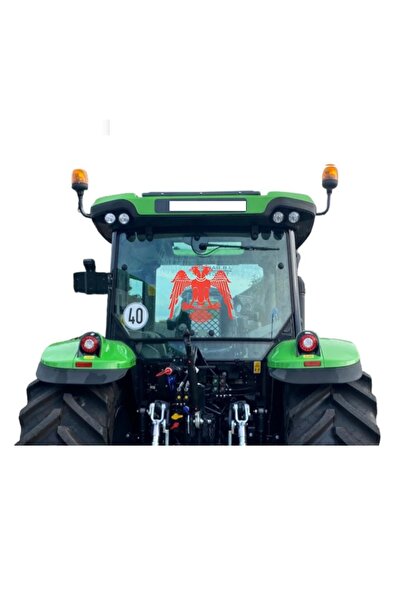 EYBA STİCKER Traktör Çift Başlı Kartal Araç Dükkan Cam Sticker Yapışkan