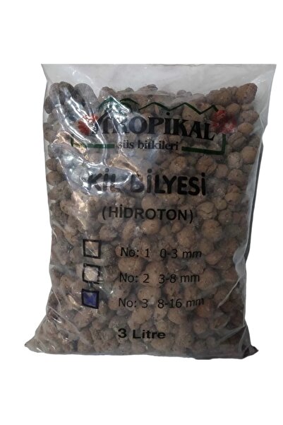 TROPİKAL Kil Bilyesi 8-16 Mm 3 Lt Hidroton