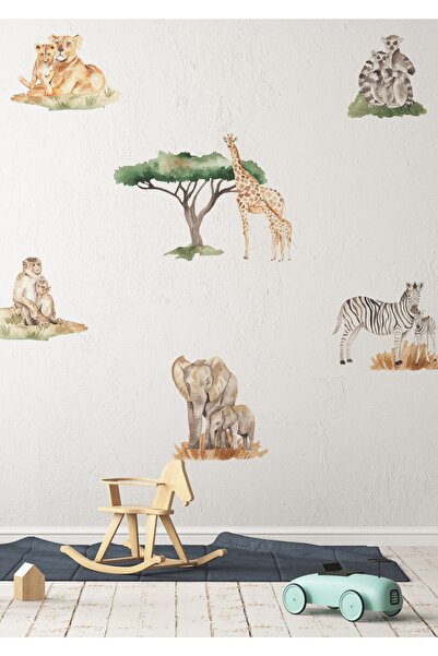 WALLHUMAN Αυτοκόλλητο τοίχου για παιδικό δωμάτιο Nature Life