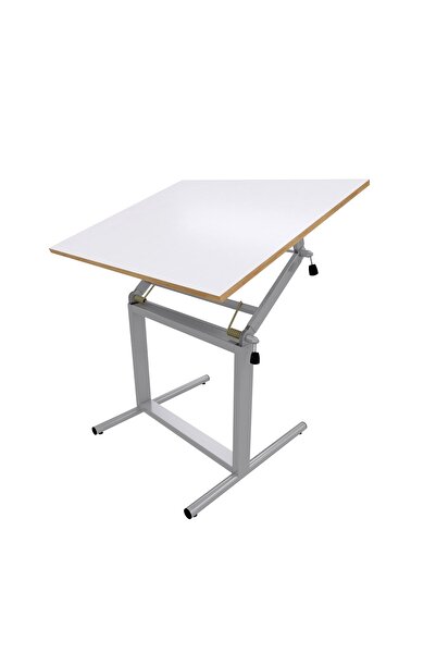 Panda 70x100 Cm Ahşap Tablalı Teknik Proje Çizim Masası Profesyonel Çizim Masası Ayak+tabla