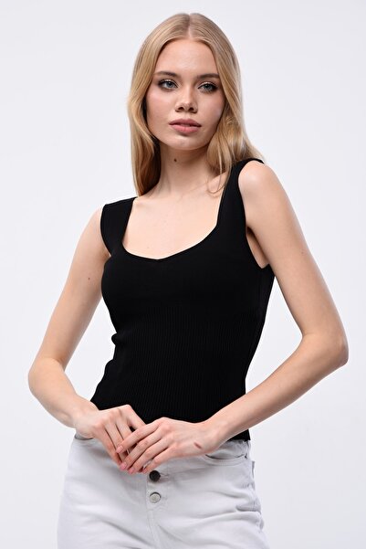 MA ananas Women's Black Knitwear Undershirt