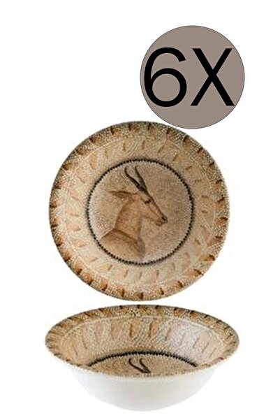 Bonna Porselen Mezopotamya Geyik Gourmet Kase 16 Cm 400 Cc 6'lı Takım S-mt-mz...