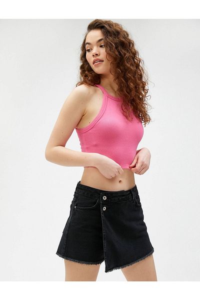 Koton Shorts - Schwarz - Mittlerer Bund