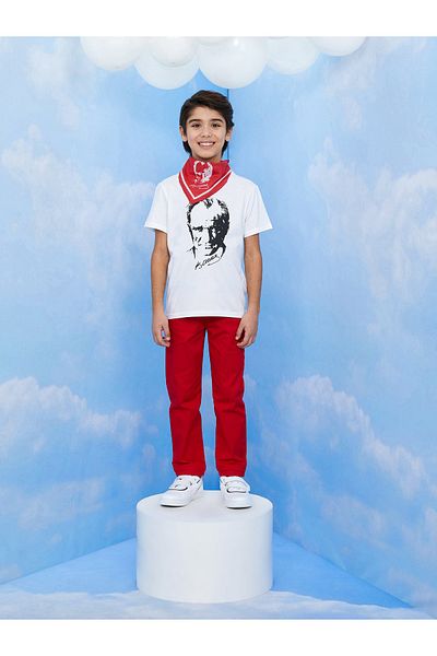 LC Waikiki Slim Fit Basic Gabardine Boy's Pants April 23 Festive Children's Day S34555Z4
