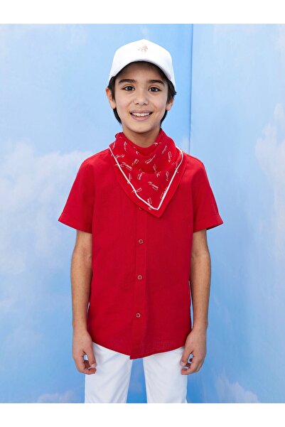 LC Waikiki Basic Short Sleeve Shirt for Boy