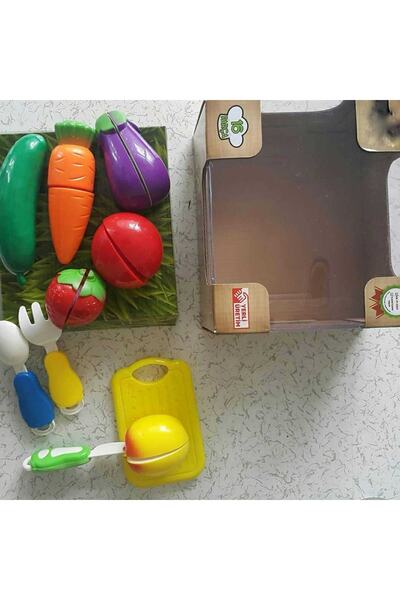 ileritoys Kesilebilir 16 Parça Meyve - Sebze Seti