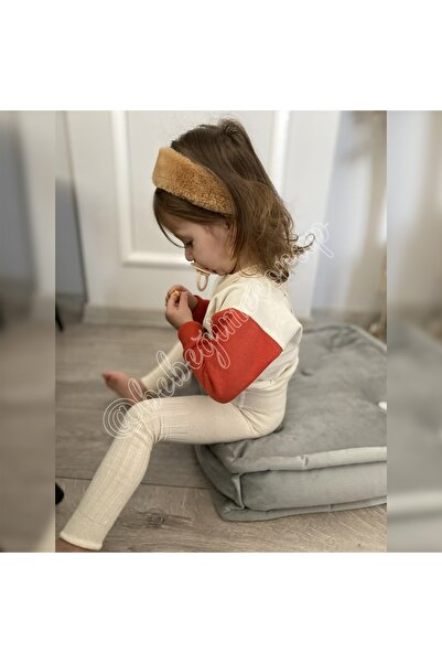 BEBEĞİME ÇORAP Organik Pamuklu Askılı Bebek-çocuk Çorap Tayt