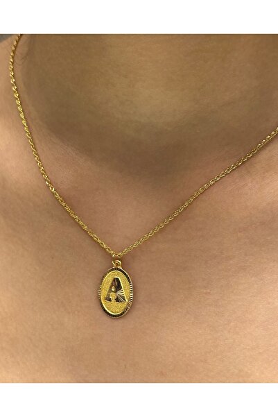 Hakan Güler Kuyumculuk 14 Ayar Altın Nostaljik A Harfli Halat Zincir