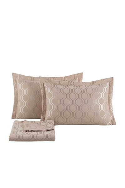 Elart Bedspread Set Single Chenille Fabric Andrea Ecru