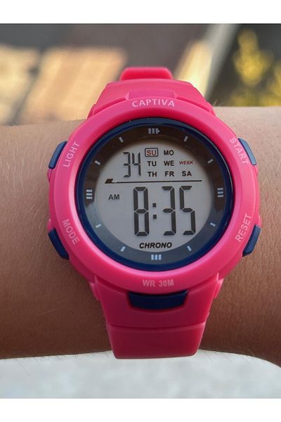 captiva Children's Wristwatch with Alarm, Stopwatch and Lighting