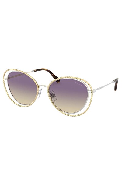 Miu Miu Women's Gold Sunglasses Mu 59Vs 54 09D09B