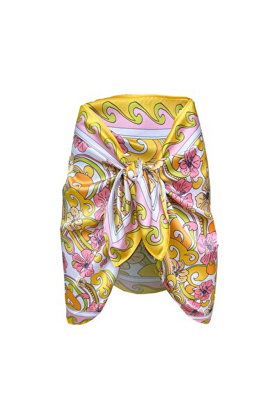 Bolder Hailey Yellow Ethnic Short Pareo