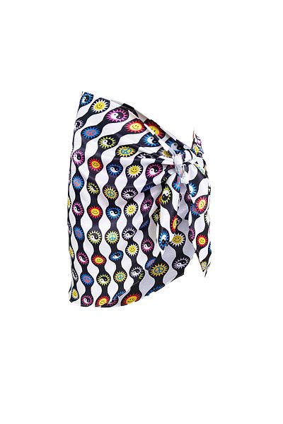 Bolder Hailey Emoji Pattern Short Pareo
