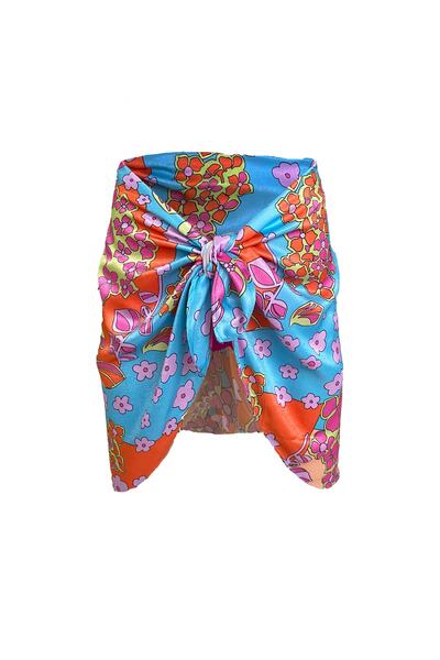 Bolder Hailey Crispy Flower Pareo scurt transparent