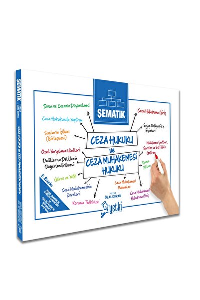 Yetki Yayıncılık 2024 Yetki Şematik Ceza Hukuku Ve Ceza Muhakemesi Hukuku Konu Anlatımı