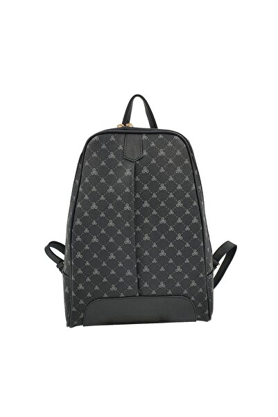 Ysmn Γυναικείο σακίδιο πλάτης με λογότυπο Μαύρο Yc040737slg