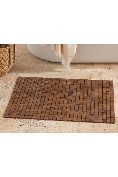 English Home Αντιολισθητικό ντους Bamboo Bamboo 50x70 cm Καφέ