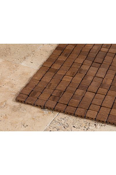 English Home Αντιολισθητικό ντους Bamboo Bamboo 50x70 cm Καφέ
